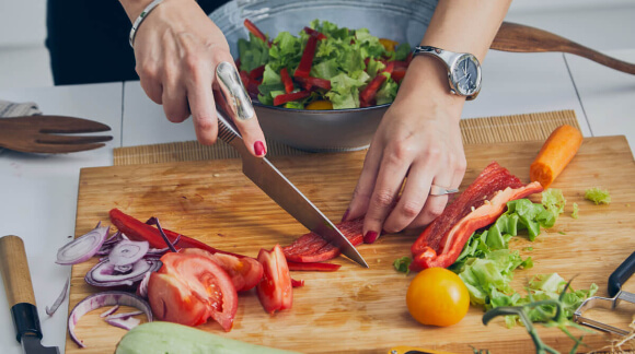 przygotowanie keto posiłku na adaptację
